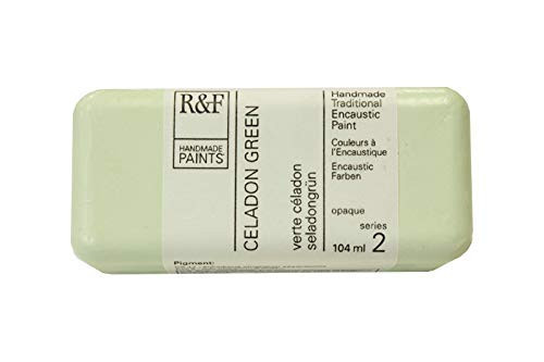 104ml - Encaustic - Celadon Green II