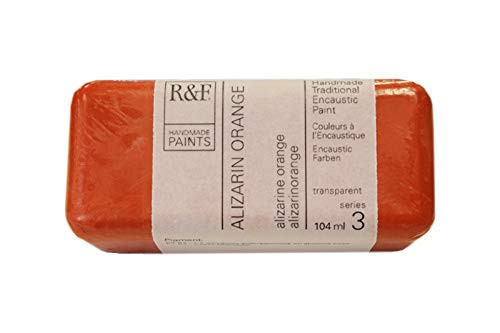 104ml - Encaustic - Alizarin Orange III