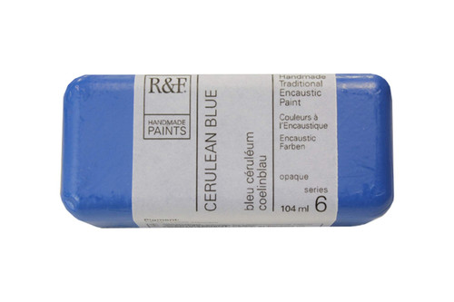 104ml - Encaustic - Cerulean Blue VI