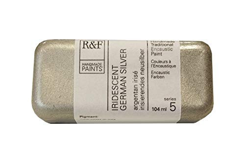 104ml - Encaustic - Iridescent Ger Silver