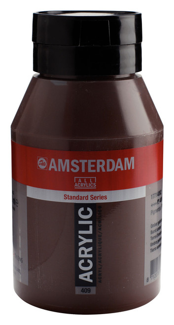 Amsterdam Acryl.Stand.1000ml Burnt Umber