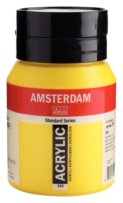 Amsterdam Acryl.Stand.500ml Azo Yellow Light