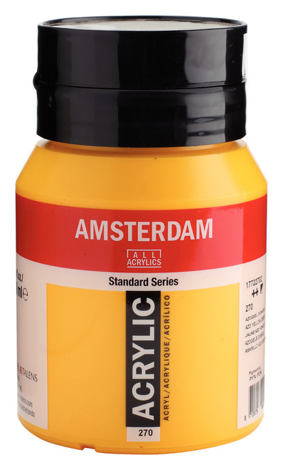 Amsterdam Acryl.Stand.500ml Azo Yellow Deep