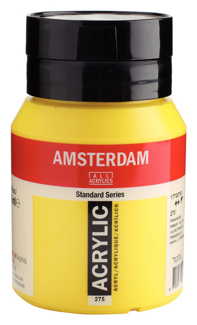 Amsterdam Acryl.Stand.500ml Primary Yellow