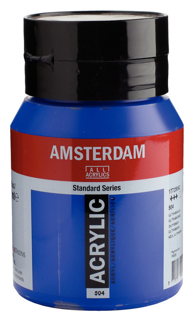 Amsterdam Acryl.Stand.500ml Ultramarine