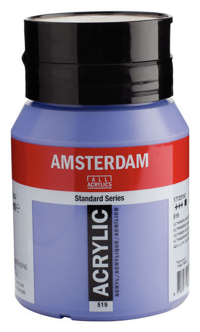 Amsterdam Acryl.Stand.500ml Ultramarine Violet Light