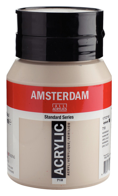 Amsterdam Acryl.Stand.500ml Warm Grey