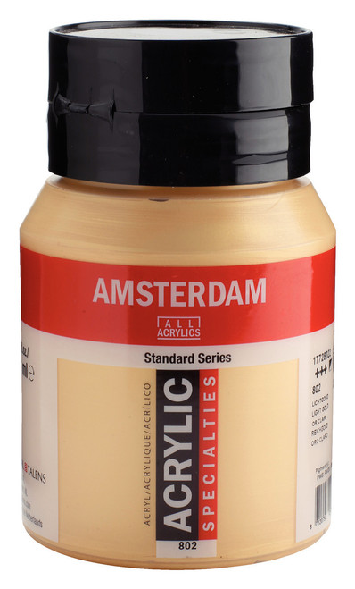 Amsterdam Acryl.Stand.500ml Light Gold