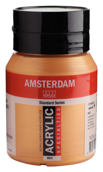 Amsterdam Acryl.Stand.500ml Deep Gold