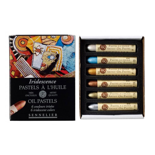 Sennelier Oil Pastel C/Board 6 Iridescent