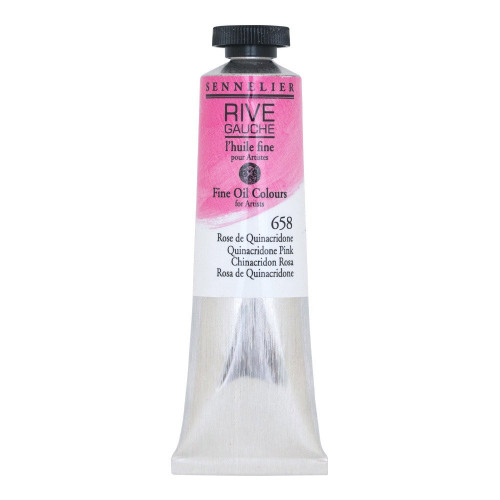 Sennelier Rive Gauche 40ml Oil -  Quinacridone Pink