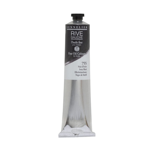 Sennelier Rive Gauche 200ml Oil -  Ivory Black