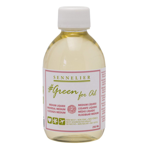 Sennelier Green For Oil- Liquid Medium 250ml