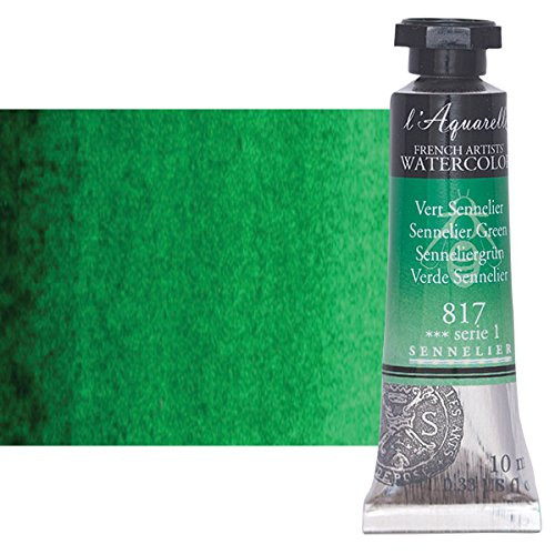 Sennelier Watercolour - 10ml TUBE S1 - Sennelier Green