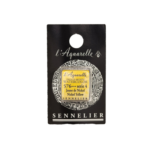 Sennelier Watercolour - 1/2 PAN S4 - Nickel Yellow