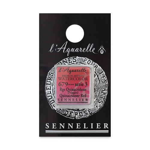 Sennelier Watercolour - 1/2 PAN S3 - Quinacridone Red