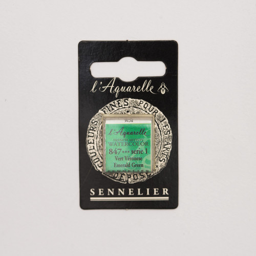 Sennelier Watercolour - 1/2 PAN S1 - Emerald Green