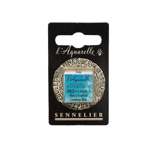 Sennelier Watercolour - FULL PAN S4 - Cerulean Blue