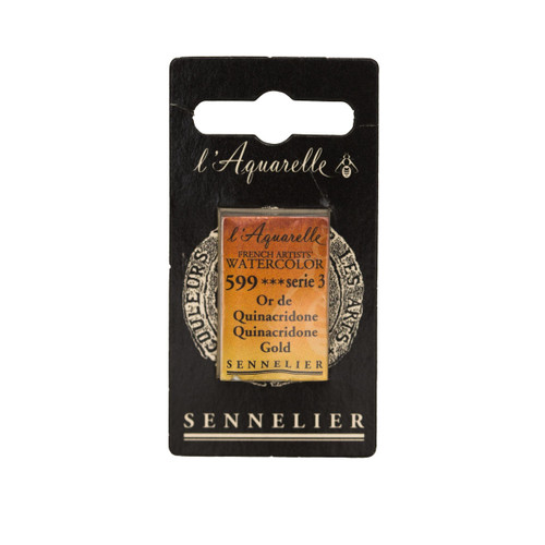 Sennelier Watercolour - FULL PAN S3 - Quinacridone Gold