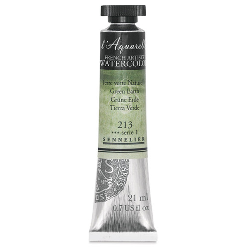 Sennelier Watercolour - 21ml Tube S1 - Green Earth