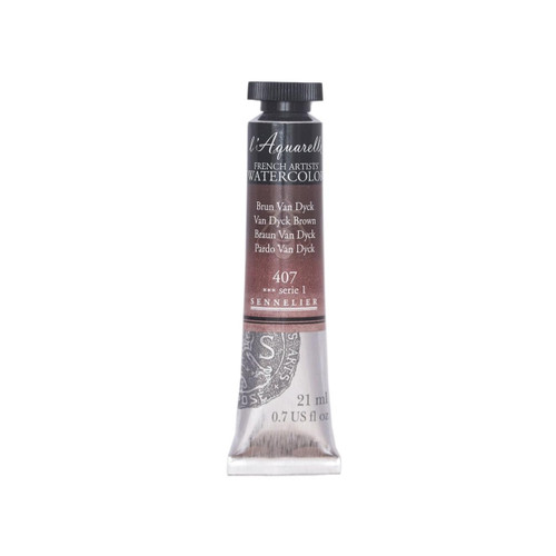 Sennelier Watercolour - 21ml Tube S1 - Van Dyck Brown