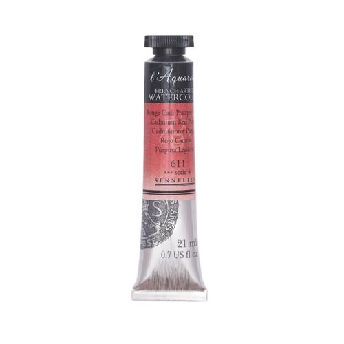Sennelier Watercolour - 21ml Tube S4 - Cadmium Red Purple
