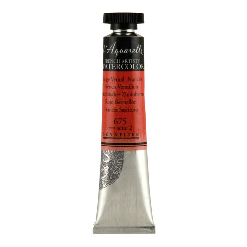 Sennelier Watercolour - 21ml Tube S2 - French Vermillion