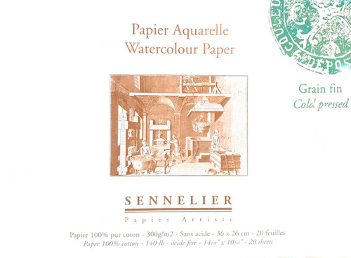 Sennelier Block COLD PRESSED - 36 x 26cm 20 shts