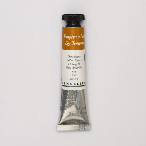 Sennelier 21ml Egg Tempera - Yellow Ochre