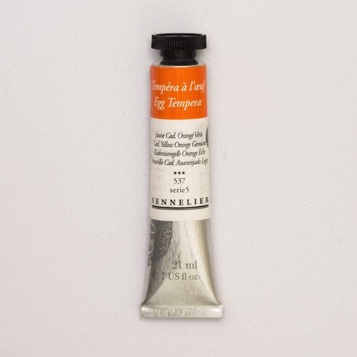 Sennelier 21ml Egg Tempera - Cad Yellow Orange