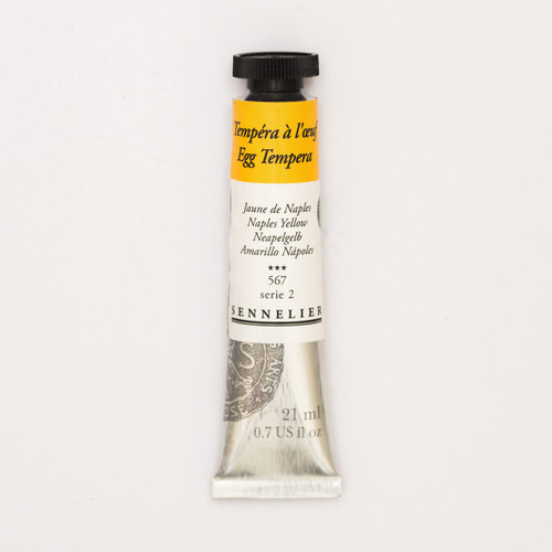 Sennelier 21ml Egg Tempera - Naples Yellow Hue