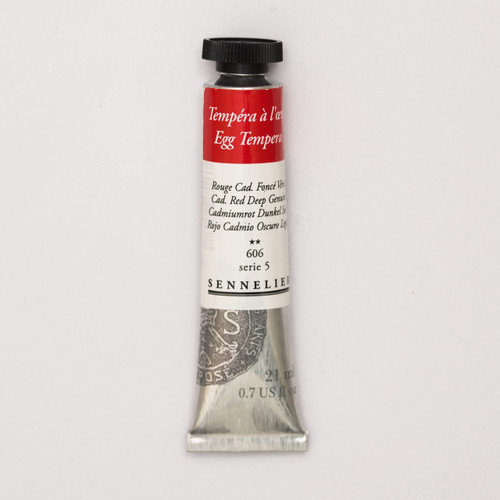 Sennelier 21ml Egg Tempera - Cadmium Red Deep