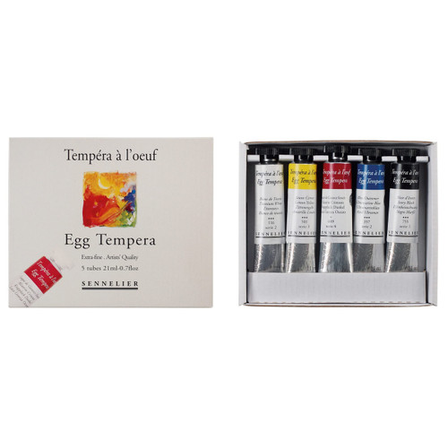 Sennelier Egg Tempera Starter Set (5 x 21ml)