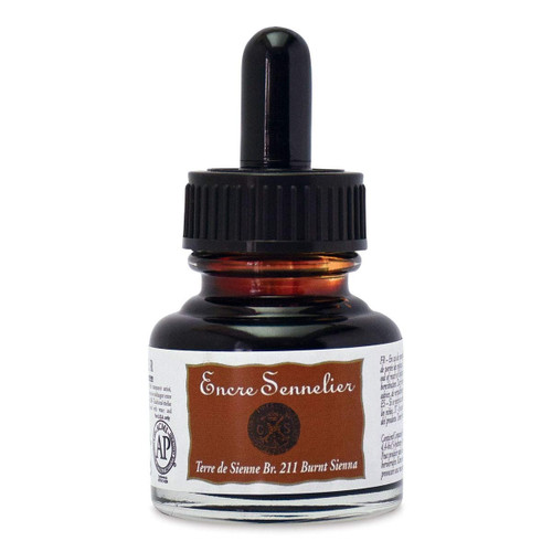 30ml Sennelier Ink - Burnt Sienna