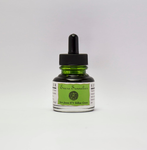 30ml Sennelier Ink - Yellowish Green