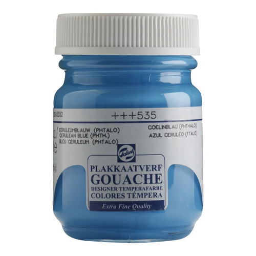 Cerulean blue - (phthalo pigment base) Designers Gouache 50ml JAR