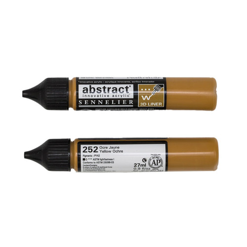 Sennelier Abstract Liners - 27ml - Yellow Ochre