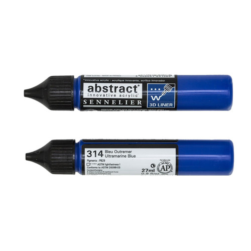 Sennelier Abstract Liners - 27ml - Ultramarine Blue