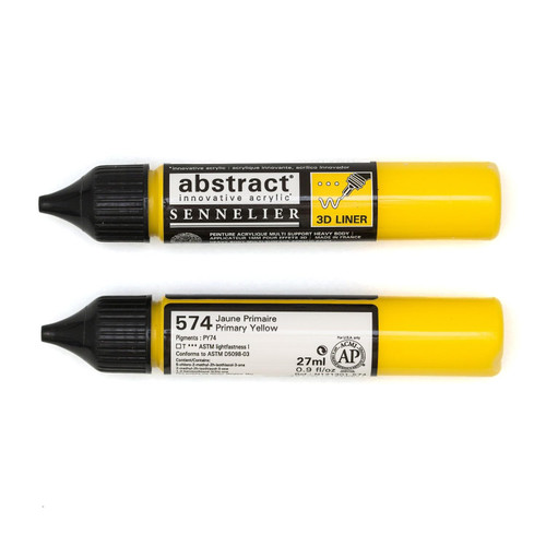 Sennelier Abstract Liners - 27ml - Primary Yellow