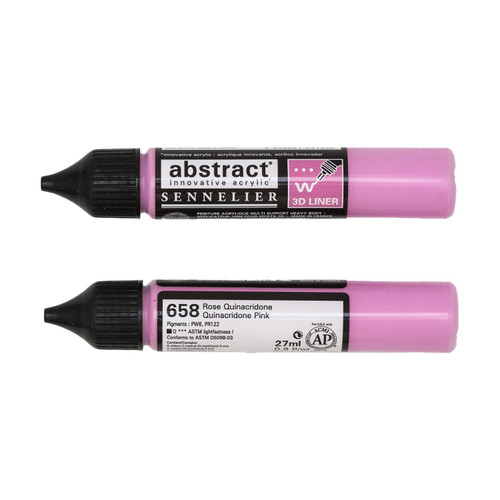 Sennelier Abstract Liners - 27ml - Quinacridone Pink