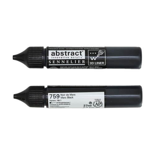 Sennelier Abstract Liners - 27ml - Mars Black