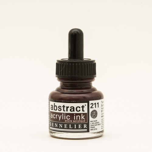Sennelier Abstract Acrylic Ink - 30 ml - Burnt Sienna