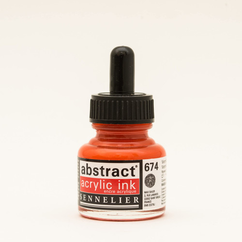 Sennelier Abstract Acrylic Ink - 30 ml - Vermilion