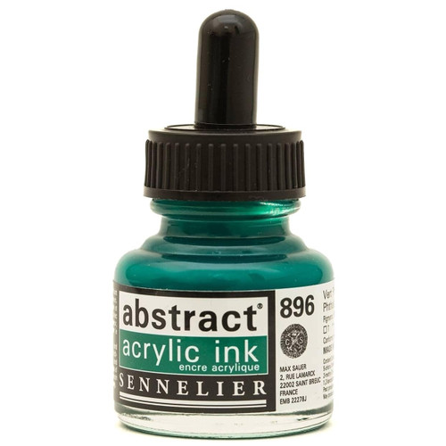 Sennelier Abstract Acrylic Ink - 30 ml - Phthalo Green