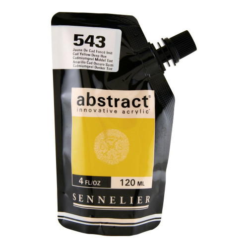 Sennelier Abstract - 120ml - SATIN Cadmium Yellow Deep Hue