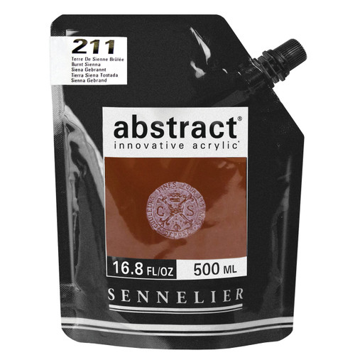 Sennelier Abstract - 500ml - SATIN Burnt Sienna