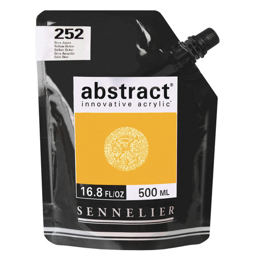 Sennelier Abstract - 500ml - SATIN Yellow Ochre