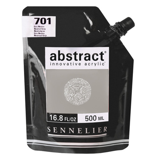 Sennelier Abstract - 500ml - SATIN Neutral Grey