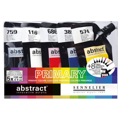 Sennelier Abstract Set of 5 x 120ml THEME (PRIMARY)