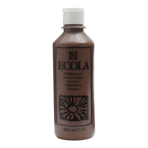 BROWN - 500ml - Ecola School Gouache
